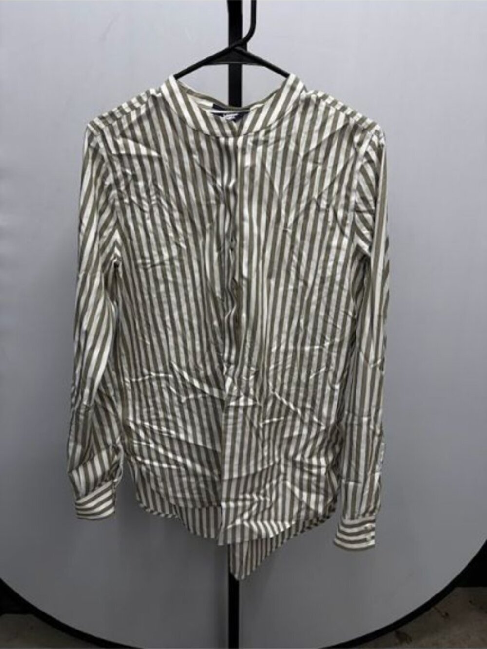 Lands' End Striped Cotton Button Down Shirt
